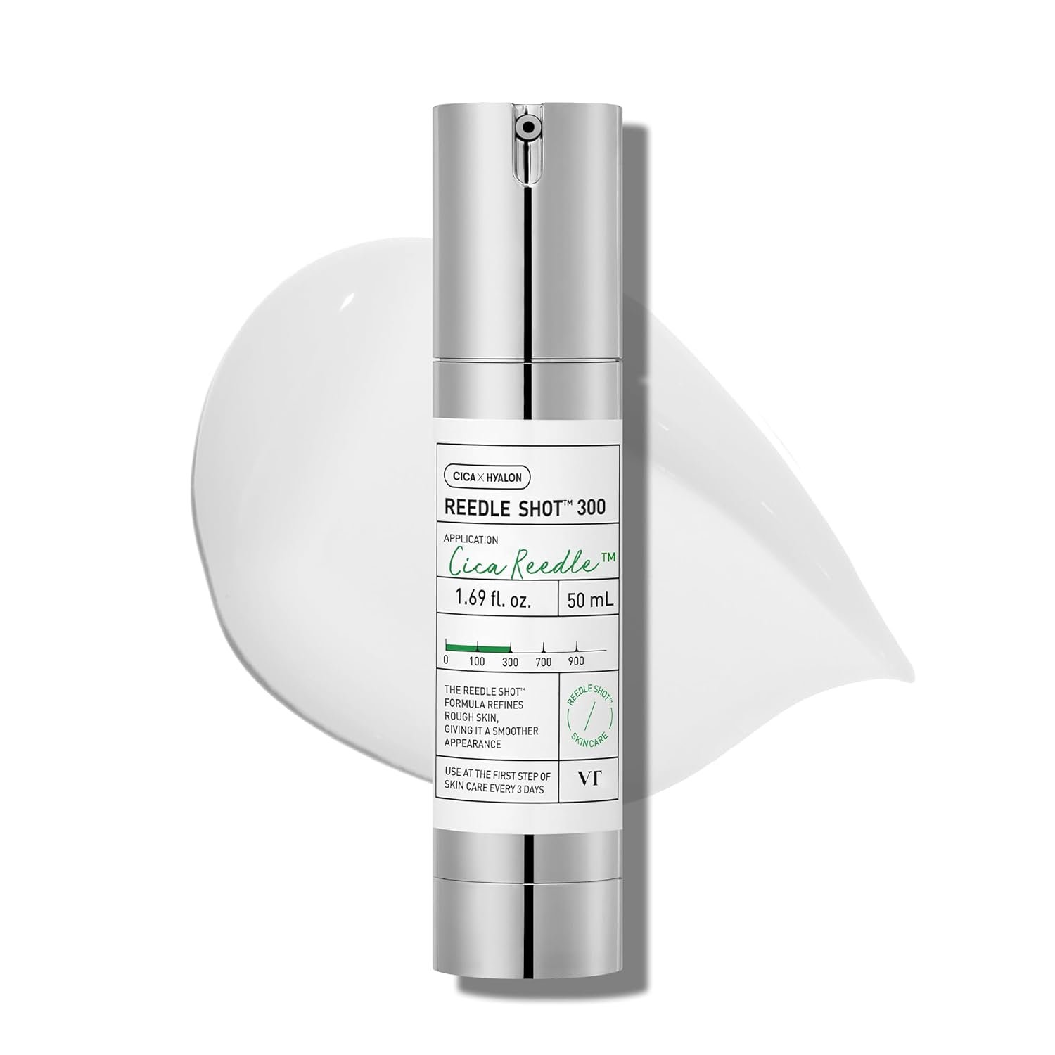61PLvNu51AL._SL1500_.jpg VT COSMETICS CICA Reedle Shot 300, Advanced Night Exosome, Microneedling Serum, Centella Asiatica, Hyaluronic Acid, Propolis, Soft Skin, Regeneration, Glass Skin, Korean Skin Booster 1.69Fl Oz (50ml) - Image 1
