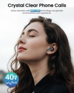 ZIUTY Wireless Earbuds Bluetooth Headphones, Ear Buds with Touch Screen, ANC ENC Noise Cancelling Transparency Mode, 40H Stereo Deep Bass, IPX7 Waterproof, Clear Calls, 5 EQ for iOS Android, Obsidian - Image 3