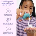 Evereden Kids Multi-Vitamin Hydrating Face Mist, Fragrance Free Face Wash, & Fragrance-Free Face Cream Set: Clean, Vegan, and Multivitamin-Rich Kids Skin Care Set - Moisturize & Refresh - Image 3