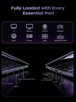 KAIGERR Gaming Laptop, 15.6inch Laptop Computer with AMD Ryzen 7 5700U(8C/16T, Up to 4.3GHz), 16GB RAM 512GB NVMe SSD Windows 11 Laptop, Radeon RX Vega 8 Graphics,WiFi 6 - Image 4
