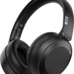 acer Wireless Bluetooth Headphones, 70 Hours Playtime, Foldable Over-Ear Headphones with 40mm Drivers, Memory Foam Earpads, Multipoint Bluetooth 6.0 for Travel, Home, Office, Black