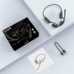 Open Ear Headphones with Mic, Wireless Headset with AI Noise Cancellation Microphone Bluetooth 5.4 Bluetooth Headset with Mic Air Conduction Headphones for Work Call Meeting Driving - Image 7