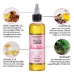 The Mane Attraction Hair Oil for All Hair Types, Infused with Rosemary Oil, Castor Oil & Black Seed Oil - Stimulating Hair Growth, Seals in Moisture, Soothes Irritated Scalp - 4 Fl Oz - Image 2