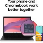 Samsung 14" Galaxy Chromebook Go Laptop PC Computer, Intel Celeron N4500 Processor, 4GB RAM, 64GB Storage, ChromeOS, XE340XDA-KA2US, Student Laptop, Silver - Image 3
