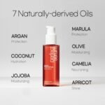 Mise En Scene Perfect Rose Perfume Serum - Hair Refreshing Oil for Dry Hair | Heat Protectant | Argan Oil | Damage Repair | Korean Hair Care | Frizz Ease Essence | Dermask Rose Scent 2.70 Fl. Oz. - Image 6