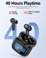 ZIUTY Wireless Earbuds Bluetooth Headphones, Ear Buds with Touch Screen, ANC ENC Noise Cancelling Transparency Mode, 40H Stereo Deep Bass, IPX7 Waterproof, Clear Calls, 5 EQ for iOS Android, Obsidian - Image 6