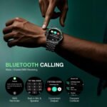 Luxury Smart Watch with Bluetooth Calls, Heart Rate/SpO2/Blood Pressure/Sleep Monitor, 1.19-inch AMOLED Display, 107 Sports Fitness Tracker, Round Business Watch Compatible Android and iOS, 44mm Black - Image 5