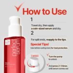Mise En Scene Perfect Rose Perfume Serum - Hair Refreshing Oil for Dry Hair | Heat Protectant | Argan Oil | Damage Repair | Korean Hair Care | Frizz Ease Essence | Dermask Rose Scent 2.70 Fl. Oz. - Image 5