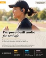 TREBLAB X3 Pro - Sports Wireless Ear Buds Bluetooth - Comfortable Workout Headphones with Secure Ear Hooks, 12H Long Battery Life, IPX5 Sweatproof Earphones, Noise Isolation Over Ear Earbuds - Image 11