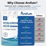 Hyaluronic Acid Powder, with Collagen Peptides – DIY Hydrating Serum & Skincare Ingredient, Clean Formula, Gluten-Free, No Preservatives – 100g / 3.52oz - Image 7