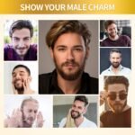 Beard Growth Oil With Biotin Caffeine, Stimulate Beard Growth Serum For Facial Hair Treatment, Promote Hair Regrowth For Men Full Longer Masculine Thick Male Beard Gift - Image 4