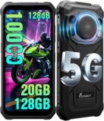 FOSSIBOT F110Pro 5G Rugged Phone Android 15, 128dB Louder Speaker, 10000mAh Battery Rugged Smartphone Unlocked, MTK Dimensity 6300+, 20GB+128GB/2TB Cell Phone, 6.745" FHD Display, 50MP Camera