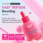 EQQUALBERRY NAD+ Peptide Boosting Serum | 14 Peptide Serum for Face, Neck & Body | Niacinamide 2% & Vegan Collagen for Anti-Aging, Firming & Lifting | Korean Skincare (1.01 oz / 30ml) - Image 2