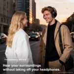 Hybrid Active Noise Cancelling Headphones, Bluetooth 6.0 Over Ear Headphones,120H Battery Fast Charging, Hi-Res Audio, Transparency Mode, Deep Bass, Memory Foam Comfort Fit for Travel Office Home - Image 3
