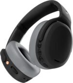 Skullcandy Crusher ANC 2 Wireless Over-Ear Bluetooth Headphones with Multi-Sensory Bass, Active Noise Cancelling, Up to 60 Hours Battery, Microphone for iPhone Android - Black/Asphalt