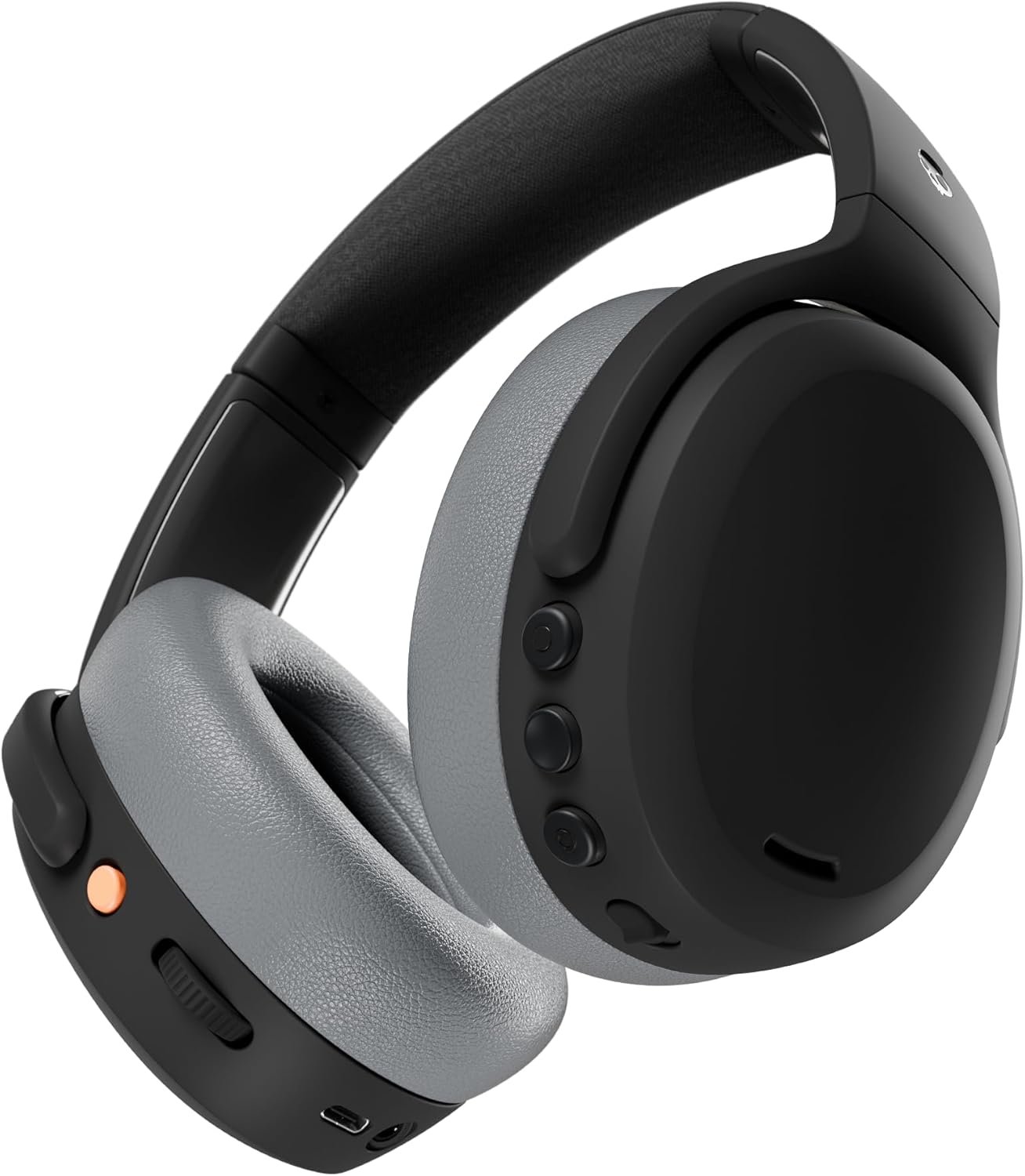 715RGes91KL._AC_SL1500_.jpg Skullcandy Crusher ANC 2 Wireless Over-Ear Bluetooth Headphones with Multi-Sensory Bass, Active Noise Cancelling, Up to 60 Hours Battery, Microphone for iPhone Android - Black/Asphalt - Image 1