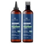 Botanic Hearth Hair Oil for Hair Growth | Rosemary Oil for Hair Growth with Biotin, Castor & Jojoba | Hair Relaxers & Dry Scalp Treatment | Color Safe | All Hair Types | Set of 2 (6.7 Fl Oz)