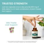 Himalaya Milk Thistle Liver Support Capsules, 60 Count, 350 mg Milk Thistle with Artichoke, Chicory, Andrographis & Dandelion, Supports Liver Function & Cleansing - Image 6