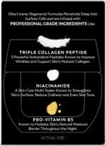 Olay Night Cream for Face, Anti-Aging Face Moisturizer for Women - Fragrance-Free Skin Care, Anti-Wrinkle, Exfoliate, Smooths Texture - Triple Collagen Cream, Niacinamide, Pro-Vitamin B5, 1.7Oz - Image 12