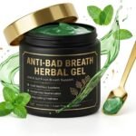 Anti-Bad Breath Herbal Gel,Bad Breath Treatment for Adults,Natural Internal Deodorant for Adults with Parsley, Green Tea, Chlorophyllin,Mint Flavor,150g