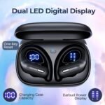GNMN Active Noise Cancelling Ear Buds Wireless Earbuds Bluetooth 5.3 Headphones 90H Playtime Power Display Case Hi-Fi Stereo Bass Over-Ear Earphones with Waterproof ANC Transparency for Gym/Workout - Image 5
