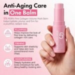 PDRN Pink Collagen Volume Multi Balm Stick, 5% PDRN Stick, Wrinkle Stick for Eyes, Neck, Forehead, Smile Lines & Lips, Plumping, Volumizing & Hydrating, 0.35 Oz - Image 4