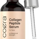 Coera Collagen Peptides | 4 fl oz | Face Serum with Verisol | Professional Strength Formula for Women | Free of Parabens, SLS, & Fragrances | Packaging May Vary