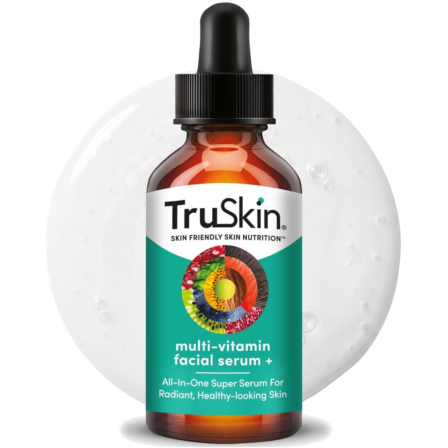 71CVf2paDQL._SL1500_.jpg TruSkin Facial Serum with 11 Plant-Derived Vitamins & Minerals for Radiant, Healthy-Looking Skin - Powerful Antioxidants and Nourishing Vitamins for Skin Nutrition, 1 fl oz - Image 1