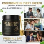 Anti-Bad Breath Herbal Gel,Bad Breath Treatment for Adults,Natural Internal Deodorant for Adults with Parsley, Green Tea, Chlorophyllin,Mint Flavor,150g - Image 6