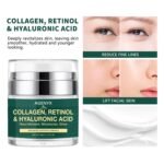 Face Moisturizer Retinol Cream for Face Anti Aging, Face Cream with Retinol, Collagen & Hyaluronic Acid, Wrinkle Repair, Firming Neck Cream, Hydrating Anti Wrinkle Skin Care for Women & Men Day Night - Image 4
