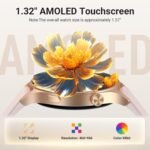 Fitpolo Smart Watch for Women,1.3" AMOLED Touchscreen Fitness Tracker, Make/Answer Calls, Heart Rate SpO2 Monitor, 3ATM Waterproof, Sleep & Activity Tracking Smartwatch for Android Phones iPhone - Image 2