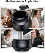 Active Noise Cancelling Headphones,120H Playtime Bluetooth 6.0 Over Ear Headphones with Hi-Res Audio & 5-Mic ENC Calls, 360° Surround Sound Wireless Headphones Foldable Headset for Travel - Image 7