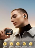 Bucephalus Wireless Earbuds, Bluetooth 5.4 Ear Buds, ENC Noise Cancelling Headphones with 48H Playtime, Bass Stereo Sound, Compatible with iPhone 17/16/15/14/Android, Pad - Mattle Black - Image 7