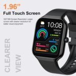 Smart Watch,1.96"HD Smartwatch for Men Women (Answer/Make Call), 2026 Fitness Activity with Heart Rate/Sleep Monitor/Step Counter, IP68 Waterproof, 113+ Sport Modes Running Watch for Android iOS Black - Image 5