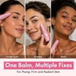 PDRN Pink Collagen Volume Multi Balm Stick, 5% PDRN Stick, Wrinkle Stick for Eyes, Neck, Forehead, Smile Lines & Lips, Plumping, Volumizing & Hydrating, 0.35 Oz - Image 3