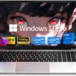 MOONFISH 2026 Laptop Computer Window 11, Core i7 Processor 15.6 Inch Lap Top, 16GB RAM 512GB SSD, Backlit Keyboard, FHD 1920 * 1080, Office 365, Business, Student