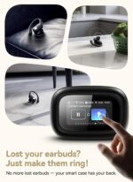 jaddsa Wireless Earbuds, Bluetooth 5.4 Sport Headphones with Smart Charging Case, ENC Noise Cancelling, Ear Buds with IPX7 Waterproof & Bass Stereo Sound for iOS, Android – Mattle Black - Image 4