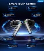 Wireless Earbuds Bluetooth Headphones, 50H Playtime Ear Buds with Mic, LED Digital Display Charging Case, IPX7 Waterproof, Deep Bass Stereo, in-Ear Earphone for iPhone Andriod Phone - Greige - Image 7