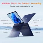 NIMO 15.6 IPS-FHD-Laptop, 16GB RAM 1TB SSD Intel Pentium Quad Core N100, Backlit Keyboard Fingerprint (Beat to i3-1115G4 Up to 3.4GHz) Computer for Student-Home WiFi 6 BT5.2 Win 11 - Image 7