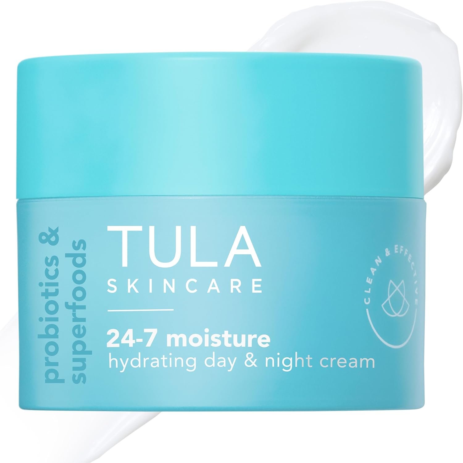 71RjihMi0KL._SL1500_.jpg TULA Skincare 24-7 Hydrating Day & Night Cream, Anti-Aging Face Moisturizer for Dryness & Dullness with Prebiotic Extracts & Hyaluronic Acid - Image 1