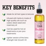 The Mane Attraction Hair Oil for All Hair Types, Infused with Rosemary Oil, Castor Oil & Black Seed Oil - Stimulating Hair Growth, Seals in Moisture, Soothes Irritated Scalp - 4 Fl Oz - Image 3