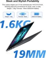 BLUEING 15.6 inch Laptop, Laptop Computer N5095 Processor (4C/4T, Up to 2.9GHz), 16GB RAM 1TB SSD(Up to 2TB), Backlit, Fingerprint, Type-C, HDMI, USB3.2, BT5, WiFi 5, Win 11, Office Suite, Laptops - Image 6