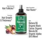 Batana Oil for Hair Growth Spray - Raw Batana from Honduras. Vegan Leave in Conditioner for Women, Men. Strengthens & Hydrates Thinning, Dry Hair for a Healthier-Looking Scalp - Image 2
