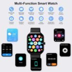 Smart Watch,1.96"HD Smartwatch for Men Women (Answer/Make Call), 2026 Fitness Activity with Heart Rate/Sleep Monitor/Step Counter, IP68 Waterproof, 113+ Sport Modes Running Watch for Android iOS Black - Image 6