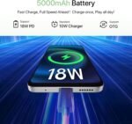 UMIDIGI Unlocked Phone,G9T Android 14 Cell Phone,8(4+4)+256GB 1TB Octa-Core,6.75" HD+ Smartphone,5000mAh,AI Face & Fingerprint Unlock,4G Dual SIM Phone,GPS,FM Radio,Unlocked Android Phones - Image 3
