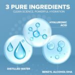 Hyaluronic Acid Serum for Skin 100% Pure Anti Aging Intense Hydration Moisture Non greasy Paraben free, Wrinkle Reducing and Brightening Serum (Pro Formula) 2oz - Image 5
