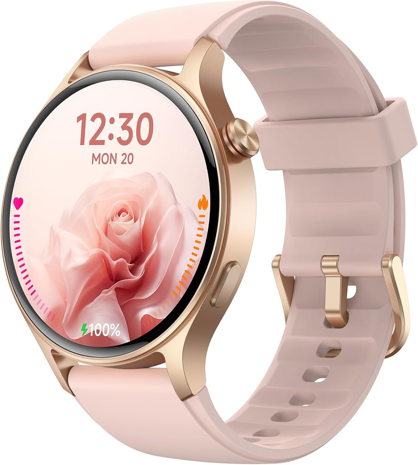 71aaIj1kKSL._AC_SL1500_.jpg Fitpolo Smart Watch for Women,1.3" AMOLED Touchscreen Fitness Tracker, Make/Answer Calls, Heart Rate SpO2 Monitor, 3ATM Waterproof, Sleep & Activity Tracking Smartwatch for Android Phones iPhone - Image 1