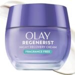 Olay Night Cream for Face, Anti-Aging Face Moisturizer for Women - Fragrance-Free Skin Care, Anti-Wrinkle, Exfoliate, Smooths Texture - Triple Collagen Cream, Niacinamide, Pro-Vitamin B5, 1.7Oz