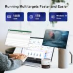 NIMO 15.6 IPS-FHD-Laptop, 16GB RAM 1TB SSD Intel Pentium Quad Core N100, Backlit Keyboard Fingerprint (Beat to i3-1115G4 Up to 3.4GHz) Computer for Student-Home WiFi 6 BT5.2 Win 11 - Image 2