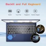 NIMO 15.6 IPS-FHD-Laptop, 16GB RAM 1TB SSD Intel Pentium Quad Core N100, Backlit Keyboard Fingerprint (Beat to i3-1115G4 Up to 3.4GHz) Computer for Student-Home WiFi 6 BT5.2 Win 11 - Image 4